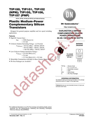 TIP101G datasheet  